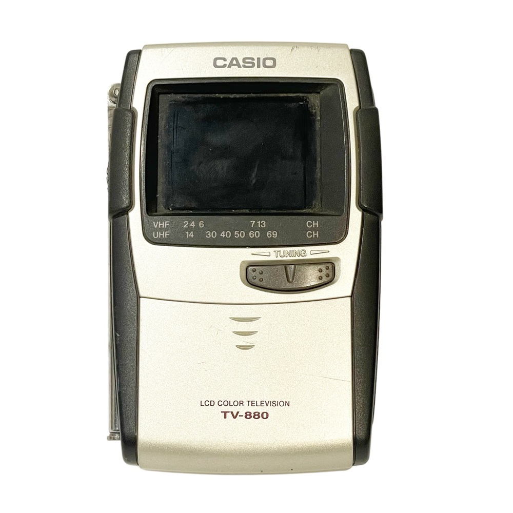 Vintage Casio LCD Color Television‎ TV-900B Travel Kickstand